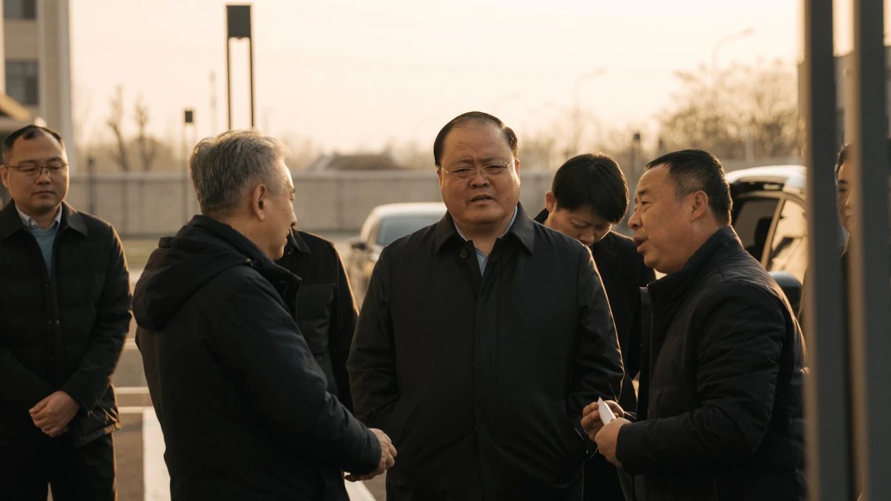沧州市人民政府尹卫江副市长、高新区夏军书记莅临传跃生物科技有限公司调研